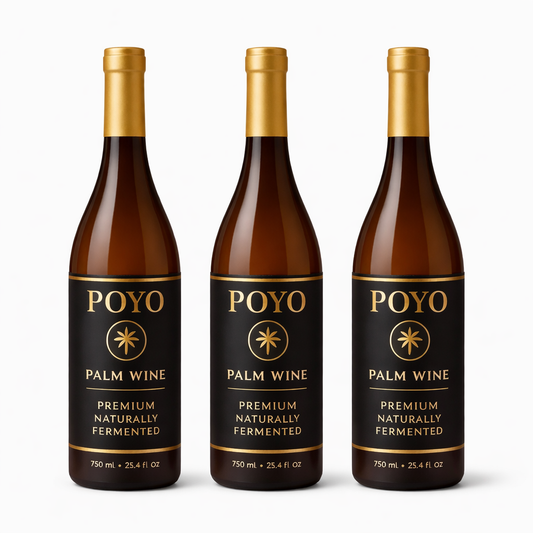 POYO Trio POYO Palm Wine Trio Pack – Premium Naturally Fermented Palm Wine (3 Bottles) 750 ML