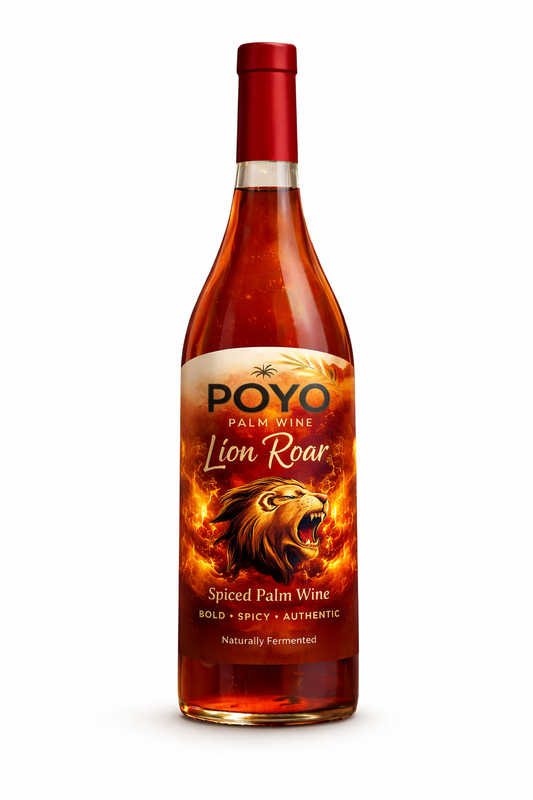 Lion Roar by POYO – African Palm Wine Cocktail | A Bold Cultural Experience. Ships April 6th.